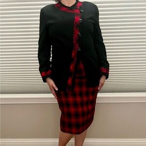 90’s j.gallery 2 piece Womens suit. Fall/Winter wear. Size 12